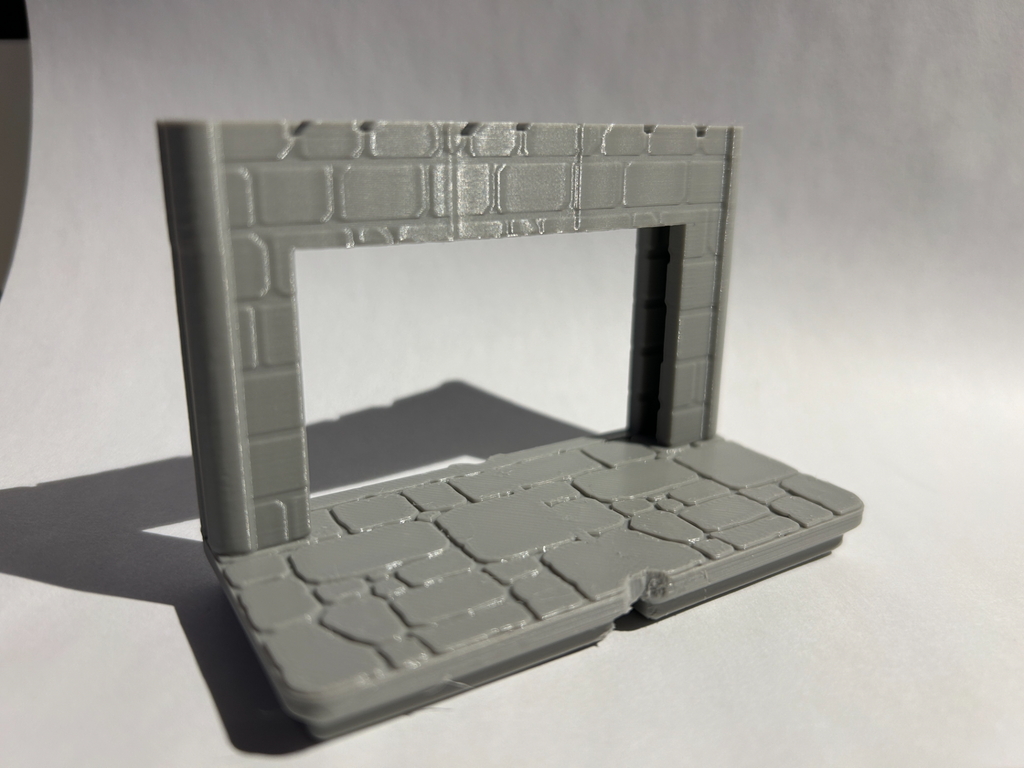 Portcullis 2x1 Section for Gridfinity Dungeon Kit
