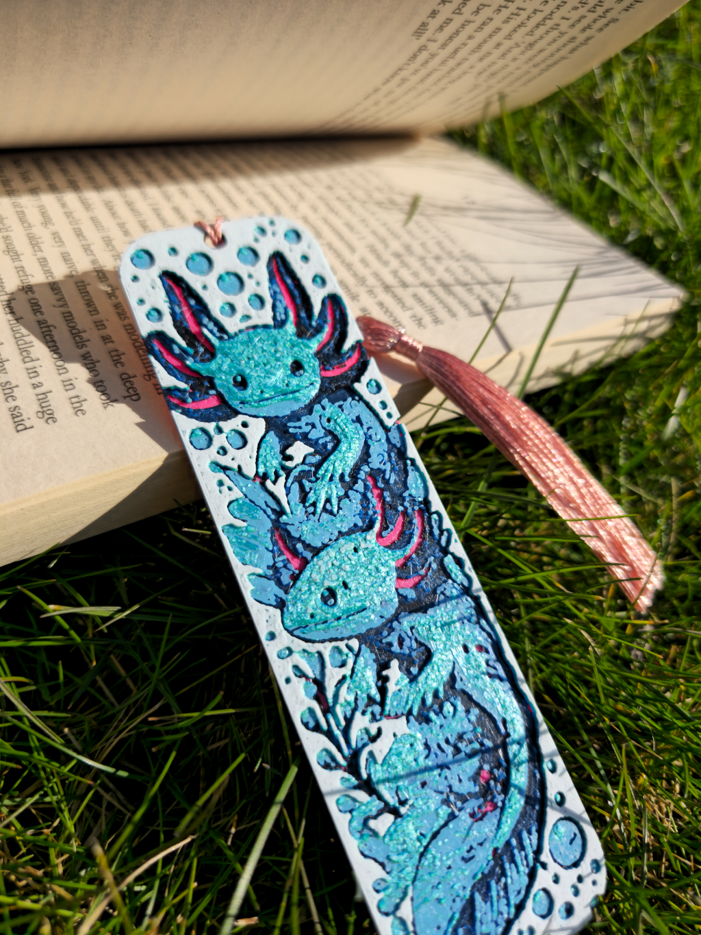 Axolotl Fantasy Bookmark 6 Colours 1 AMS