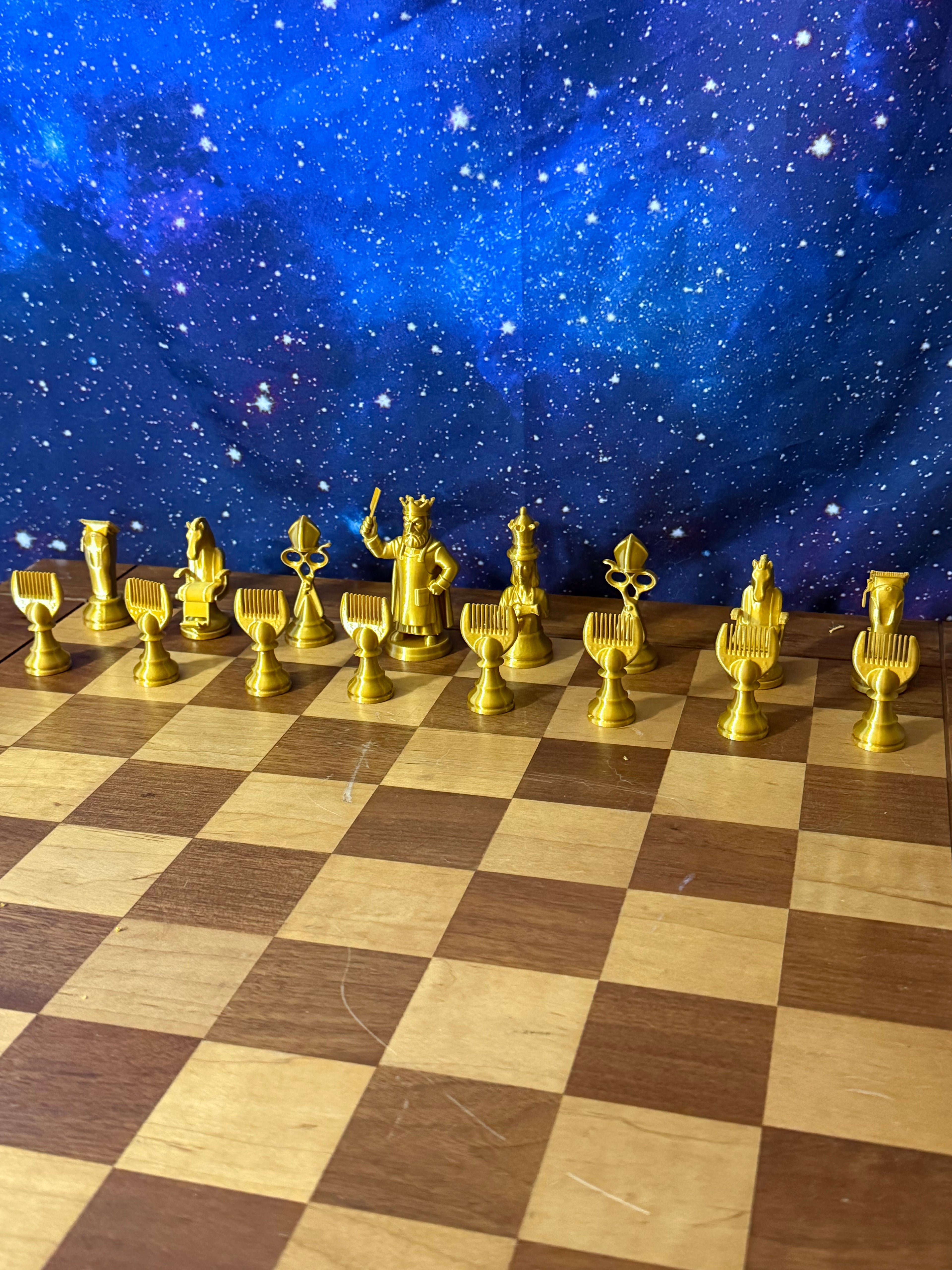 Barber Chess Pieces