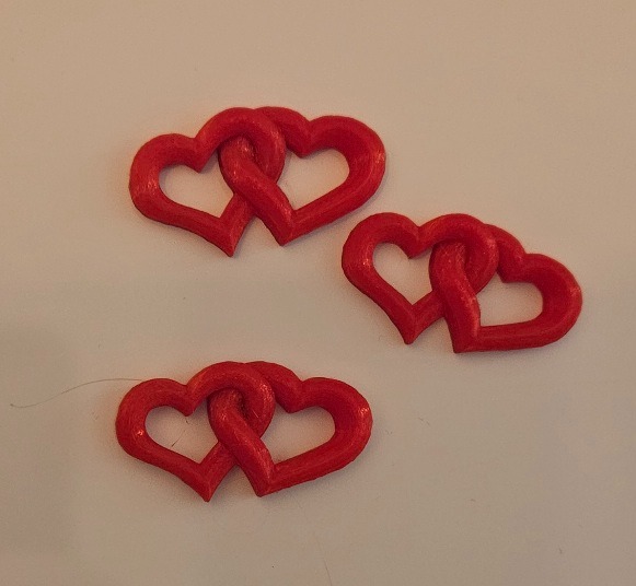Entwined Heart Fridge Magnet