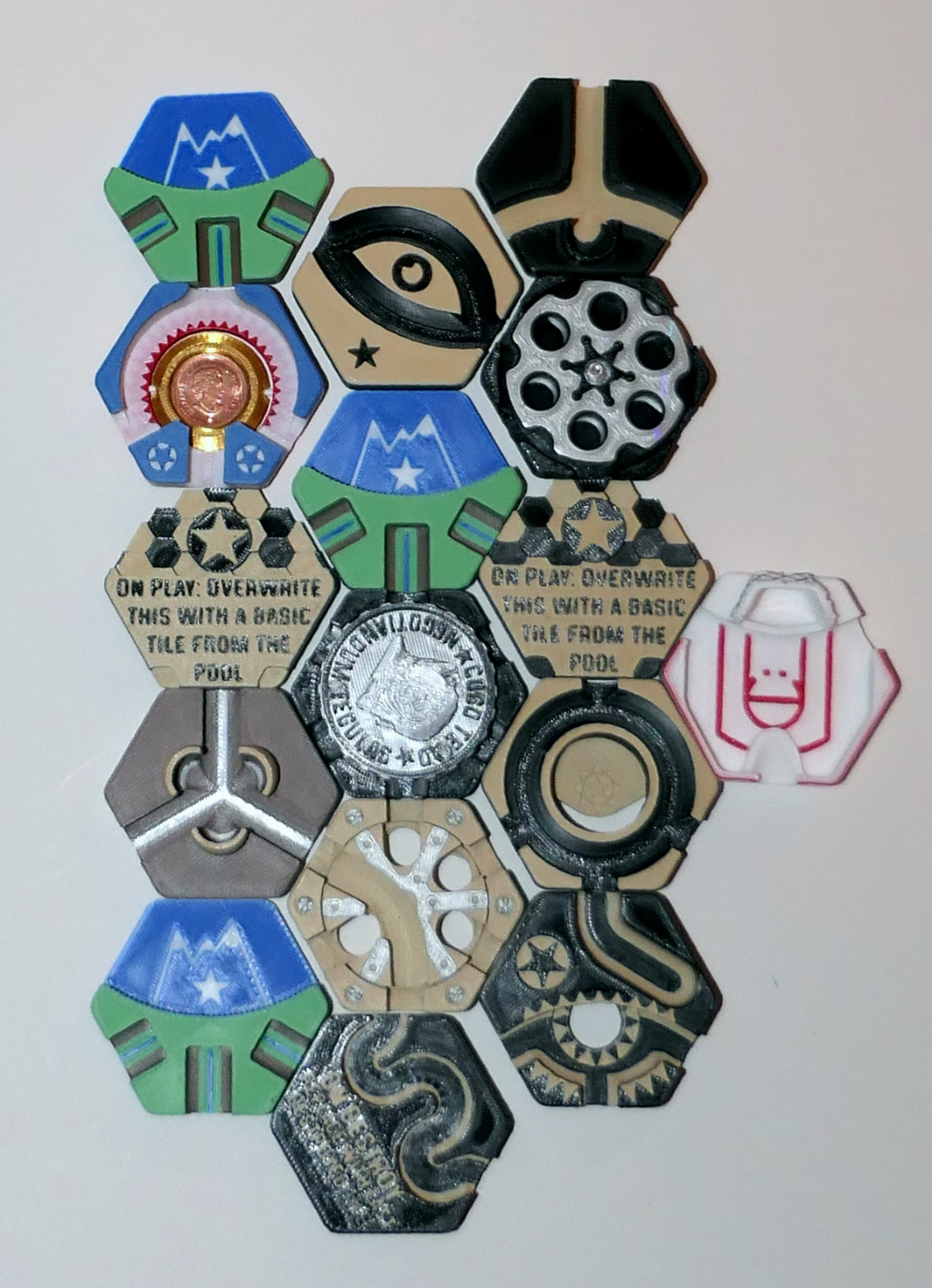 Hextraction Tiles Set G - Lucky+Unlucky tiles