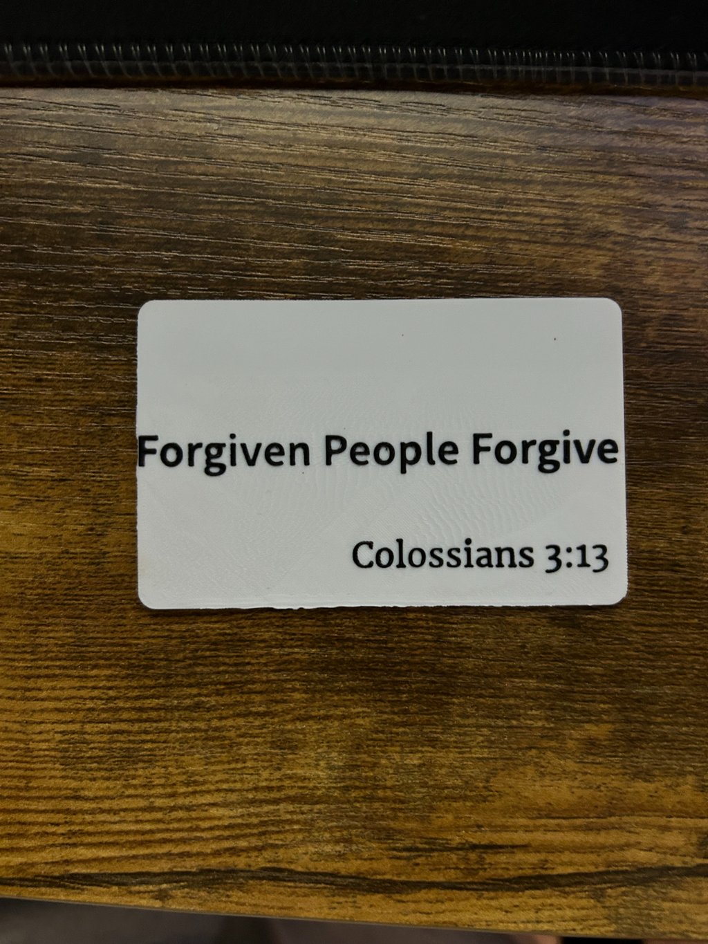 Forgiven People Forgive Wallet Card