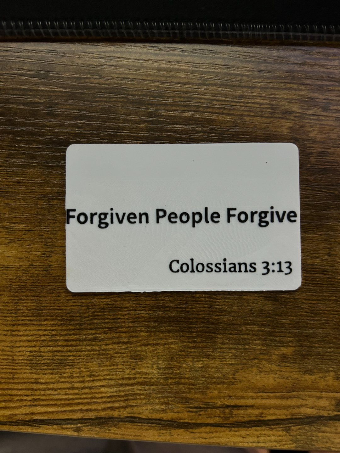 Forgiven People Forgive Wallet Card