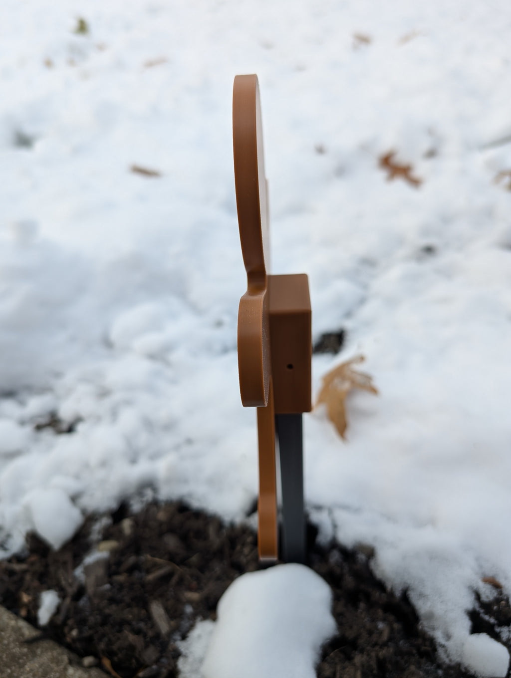 Gingerbread Man Yard Stake