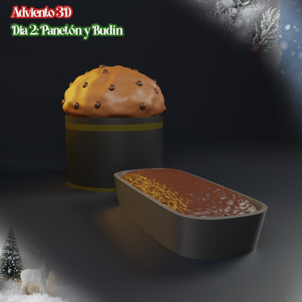 Advent 3D Bolivia | Day 2 Panetone and Budín