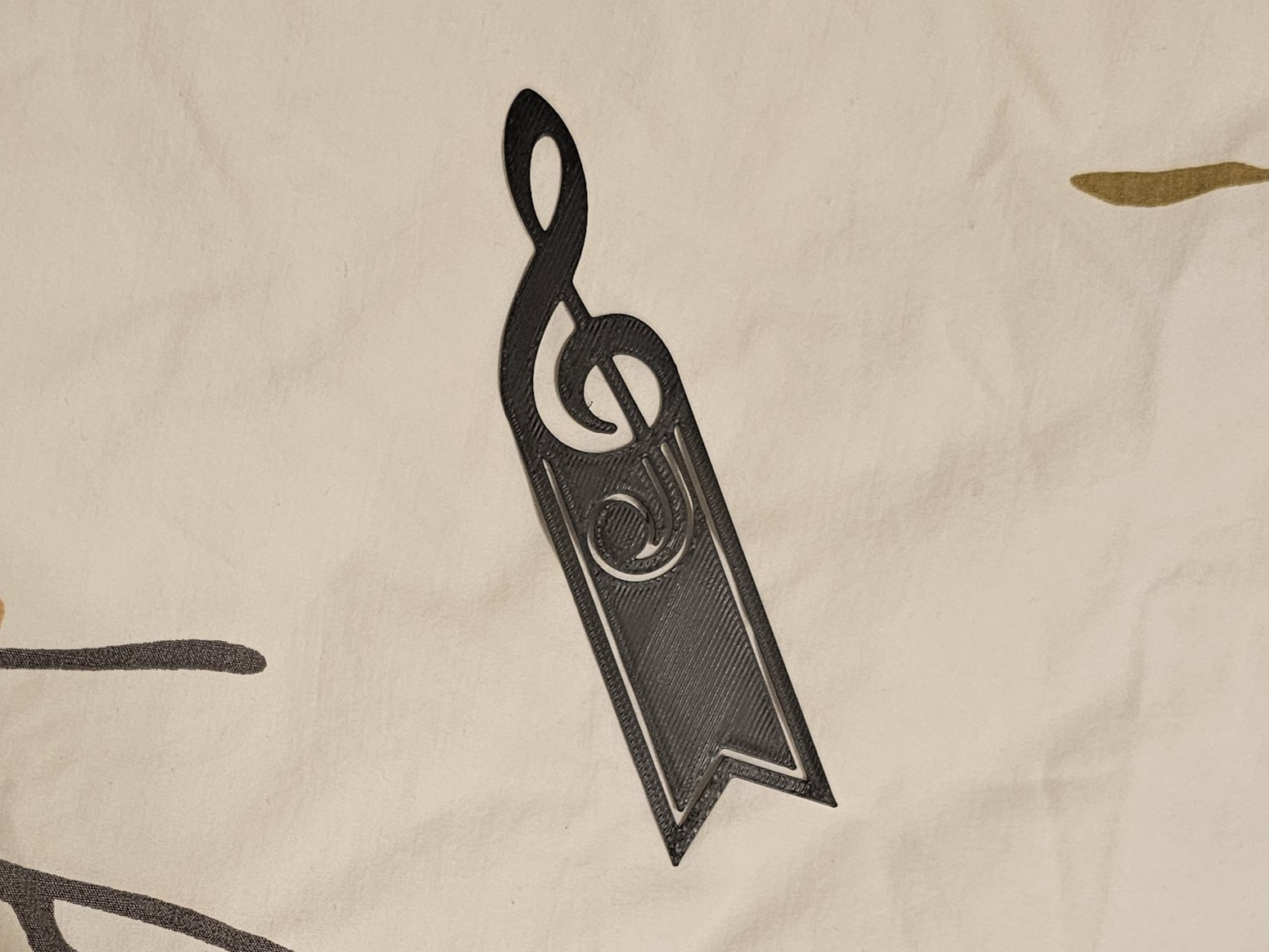 Bookmark Treble Clef - for every book about music