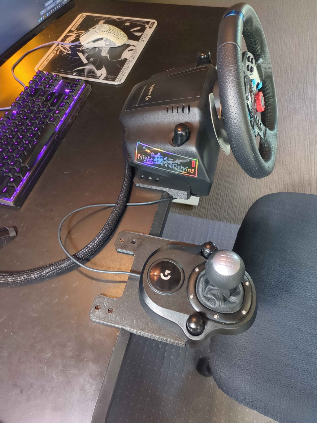 Logitech G29/G920/923 mounting plates