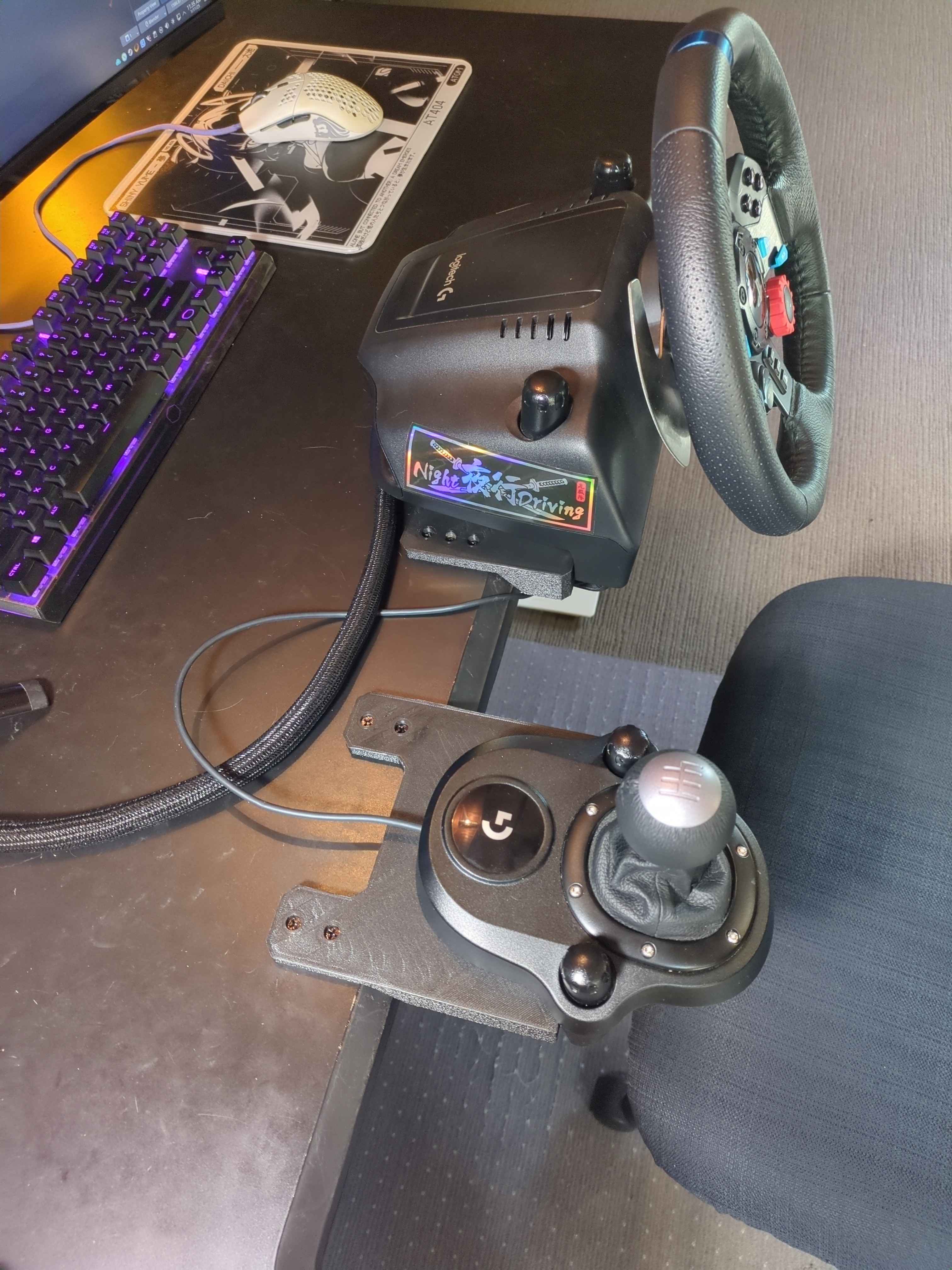 Logitech G29/G920/923 mounting plates