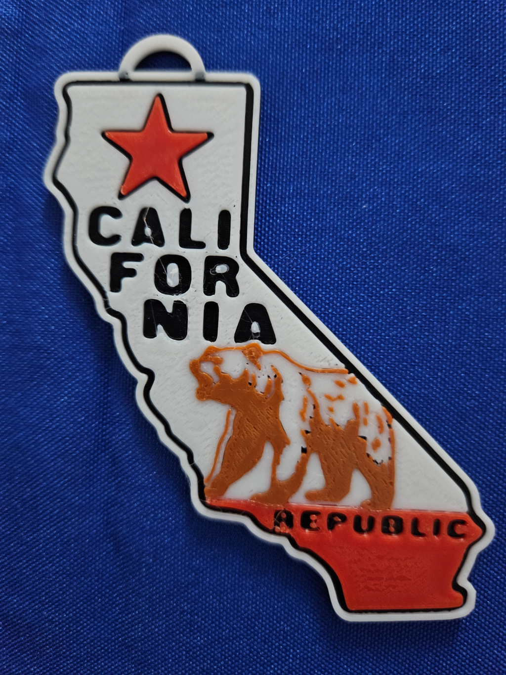 California Bundle Keychain Earring Necklace Plaque