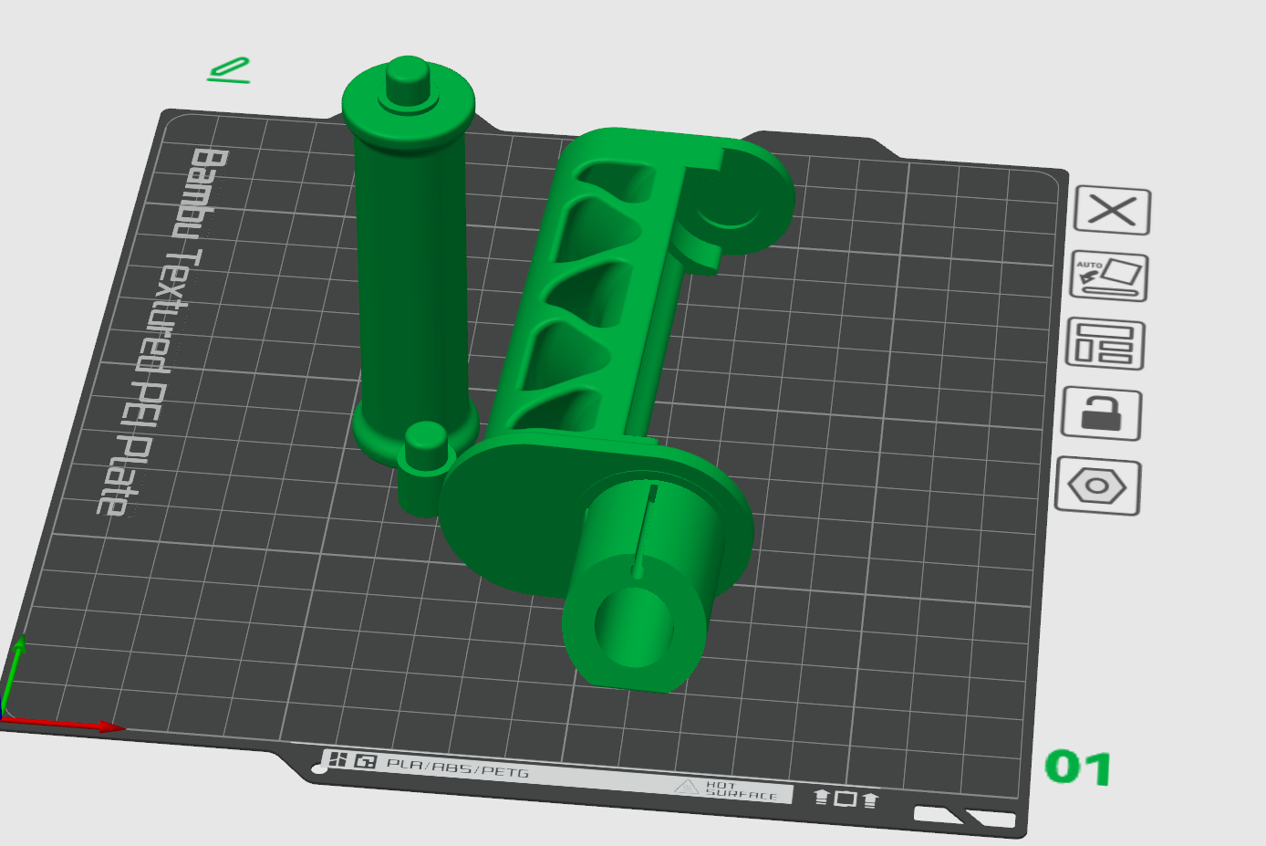 A1 Mini Extended Bearing Spool Holder