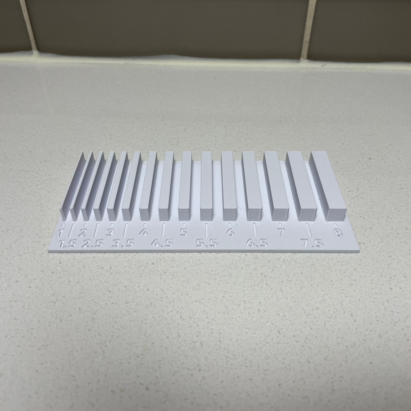 Wall Sizes (Calibration & Quick Reference Tool)