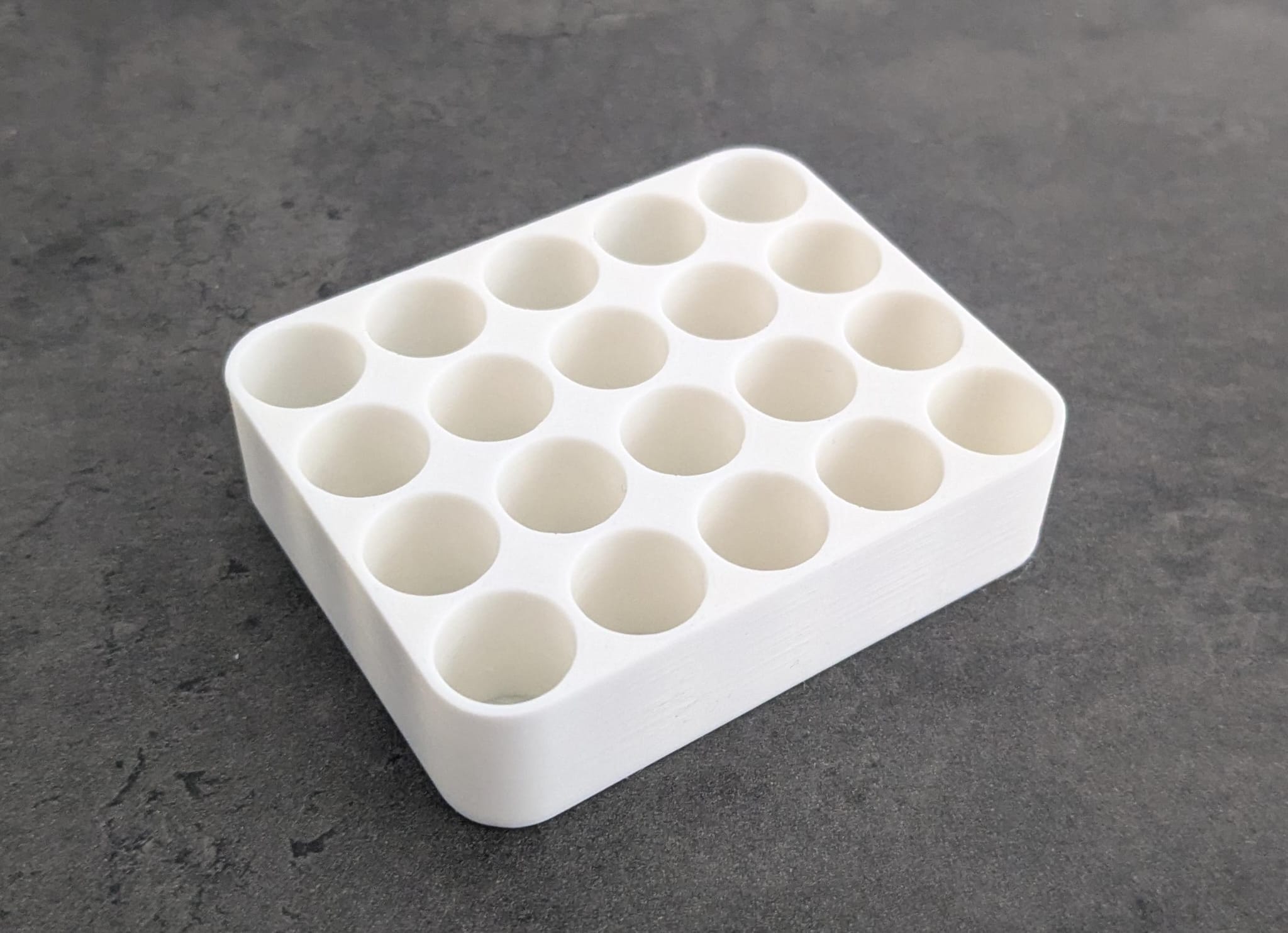 Customizable Vial Rack + Lid / Holder / Organizer