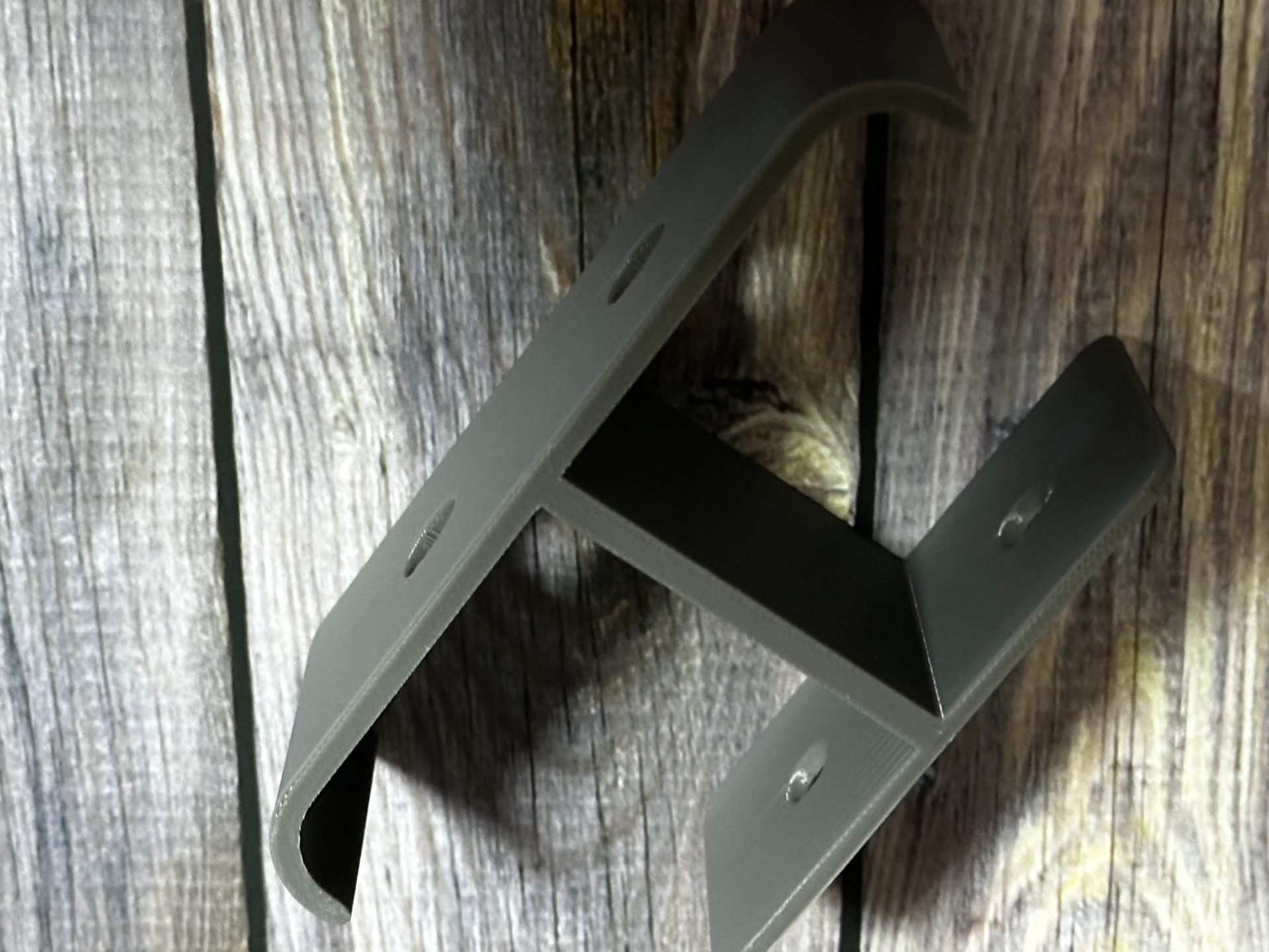 Dual under desk headset holder