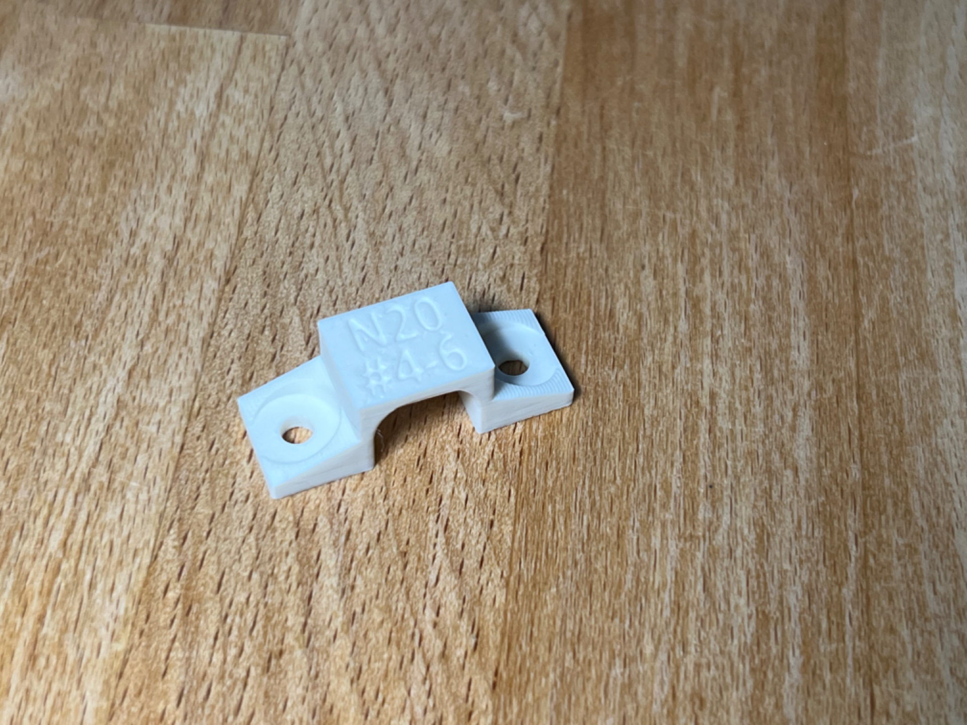 N20 Gear Motor Mount for #4-#6 screws