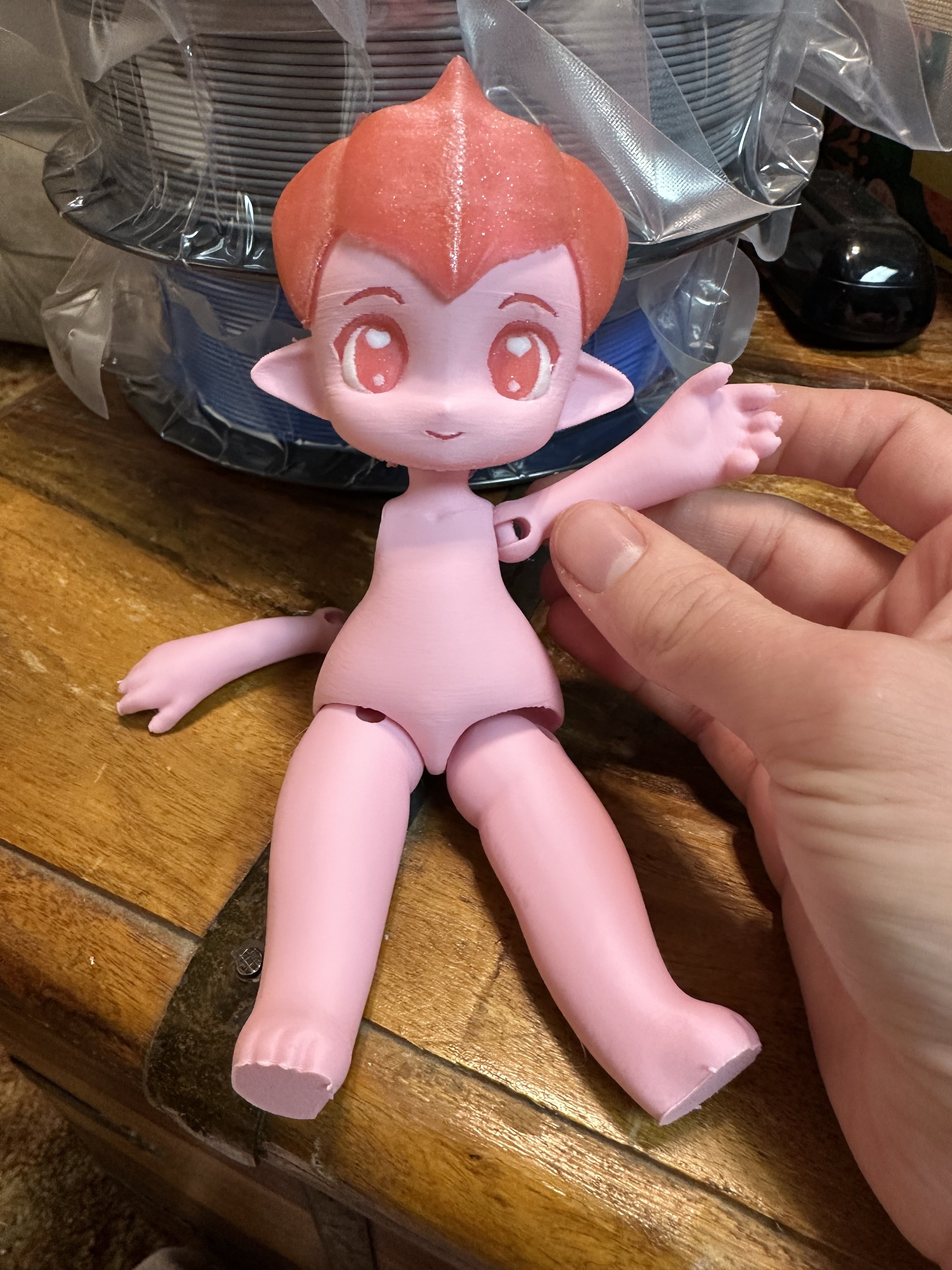 Tater Tot Ball Jointed Doll