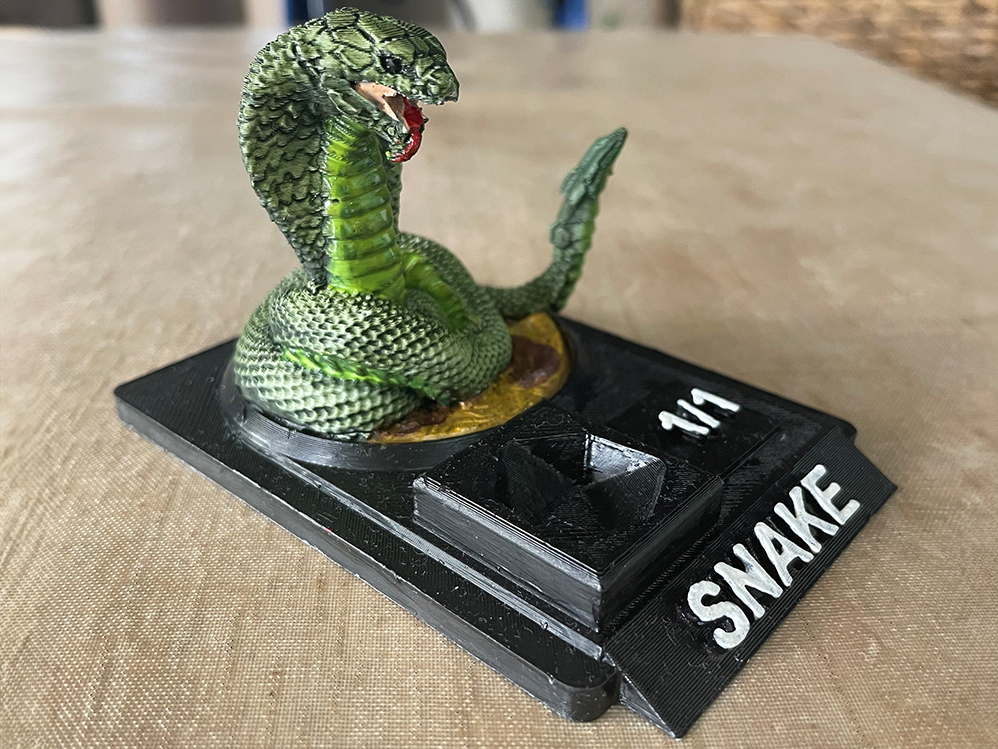 MTG 3D Snake Token