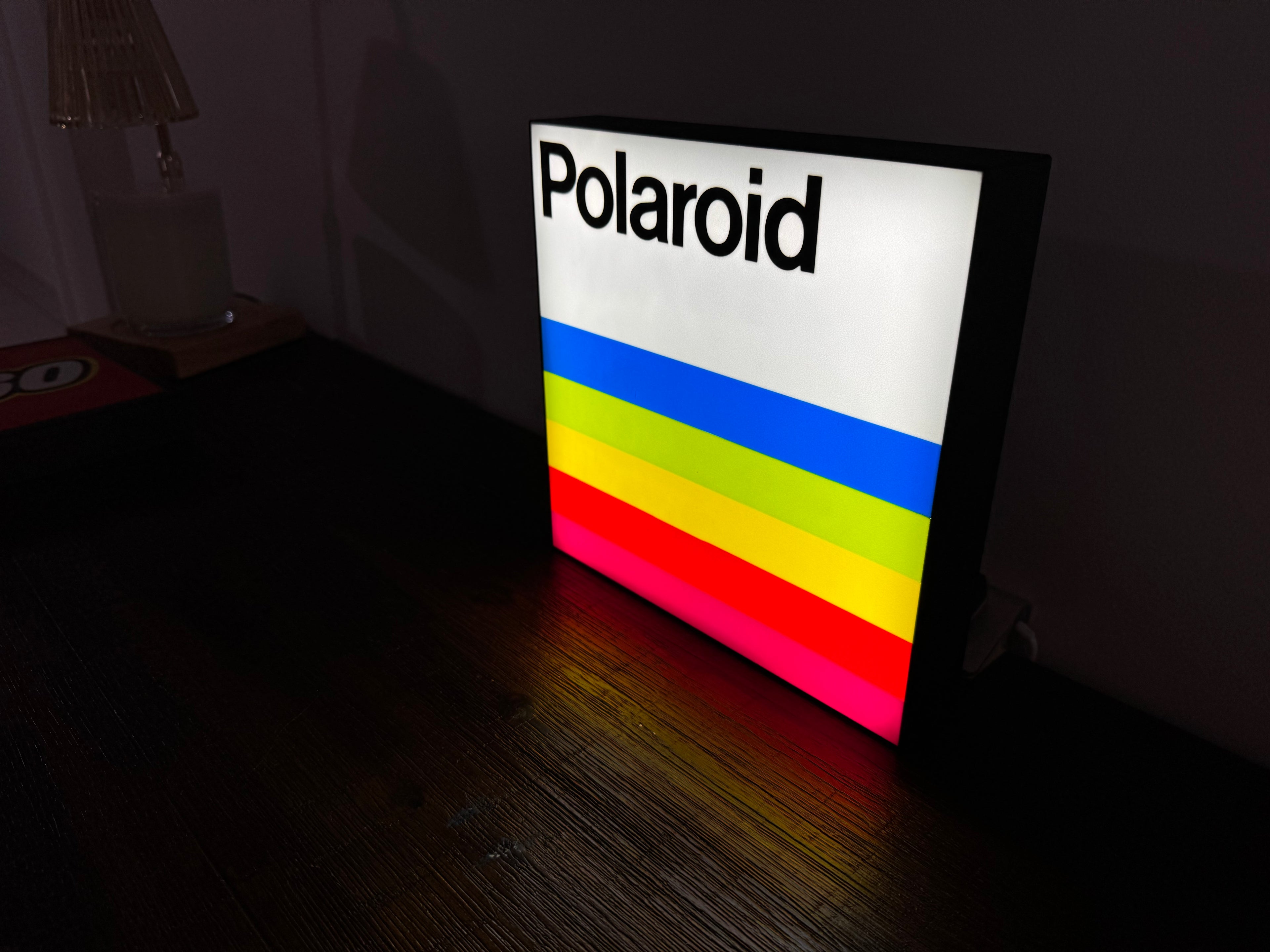 Vintage Polaroid Logo - Light up Sign