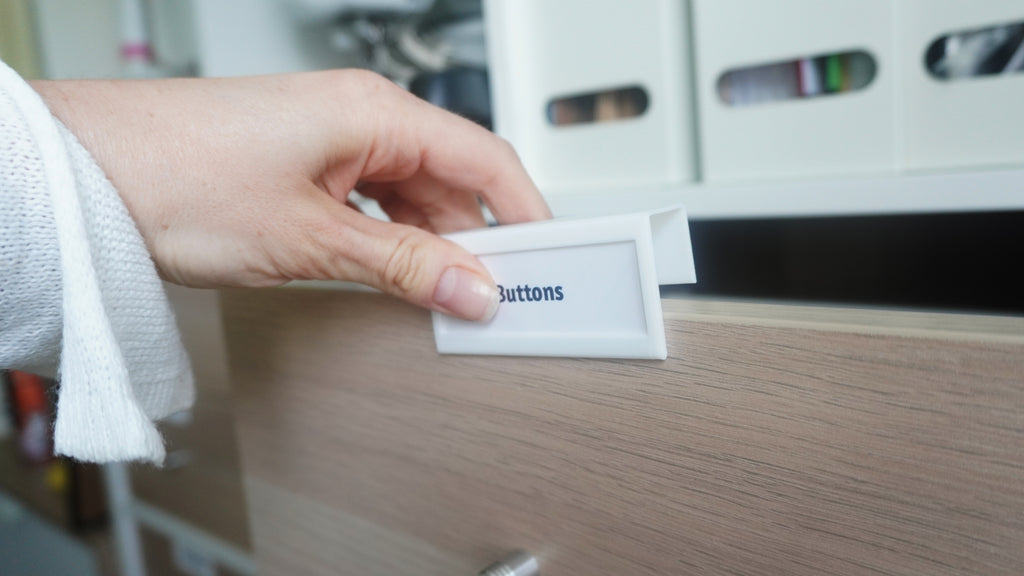 Removable Drawer Labels