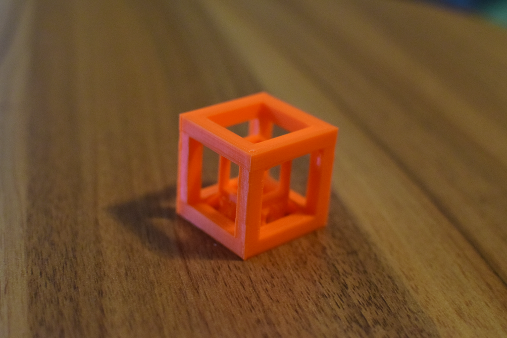 Cube calibration test.