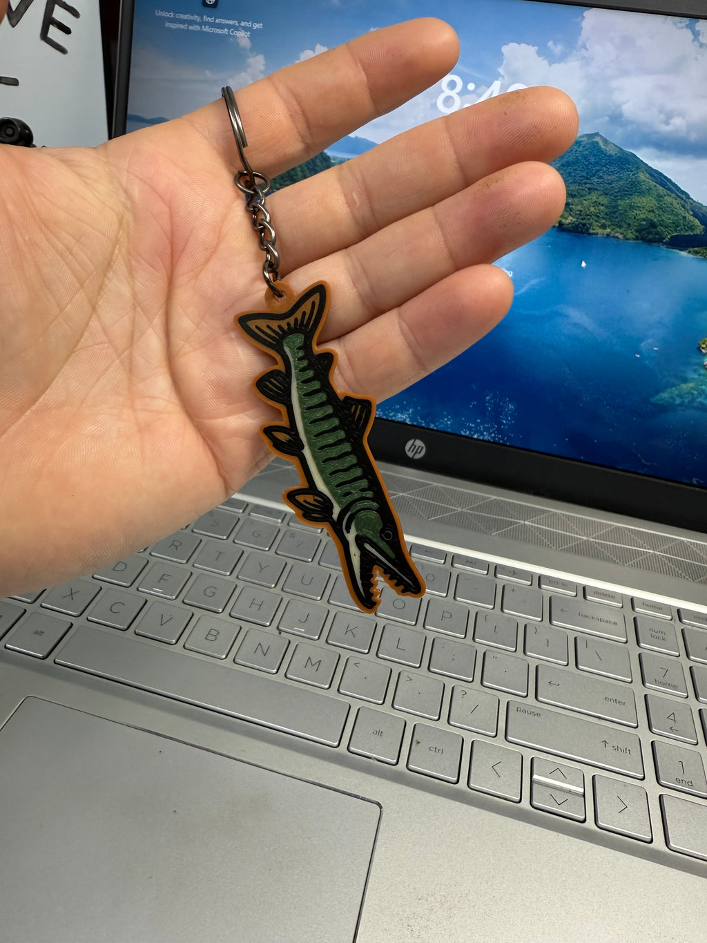 Musky Fish Keychain