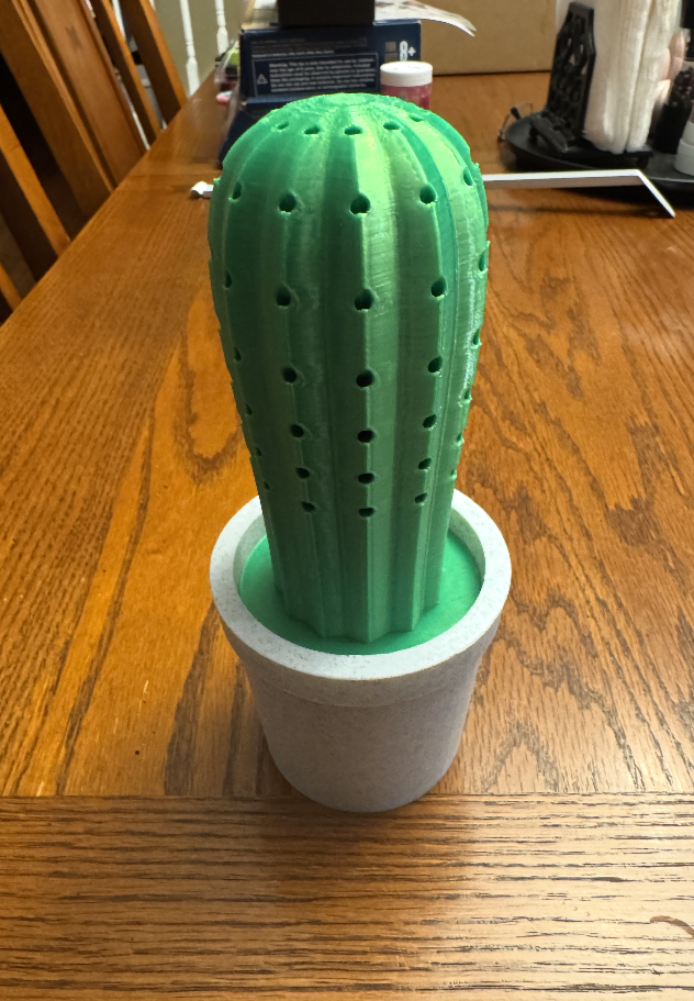 Cactus Toothpick Holder With Pot