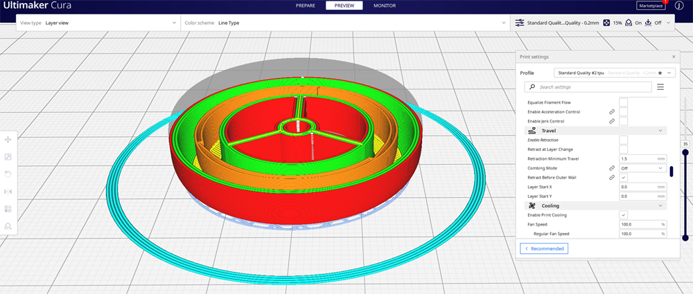 RC Airplane Tire / wheel 40x12mm TPU