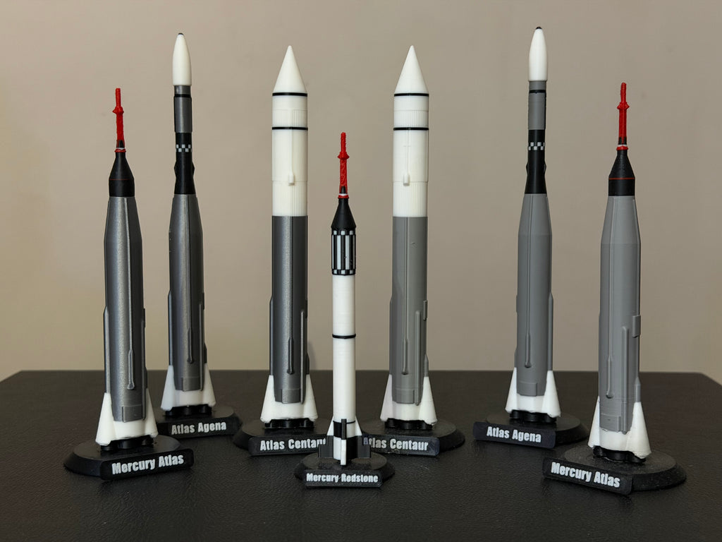 Early Nasa Rocket Garden 1:200 Scale