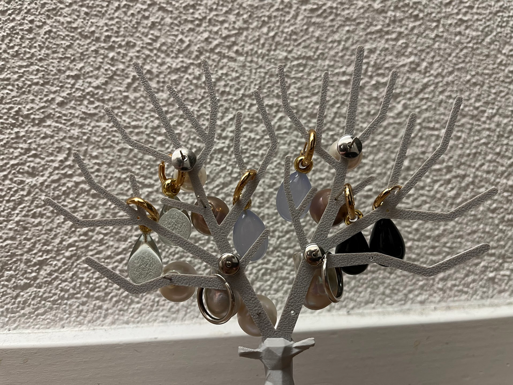 Antler with earring holes for Jewellery deer