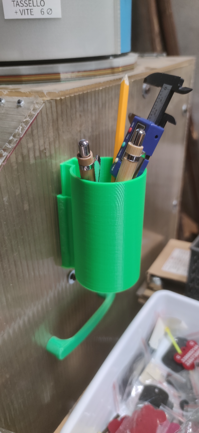 Modular Wall-Mounted Pen Holder