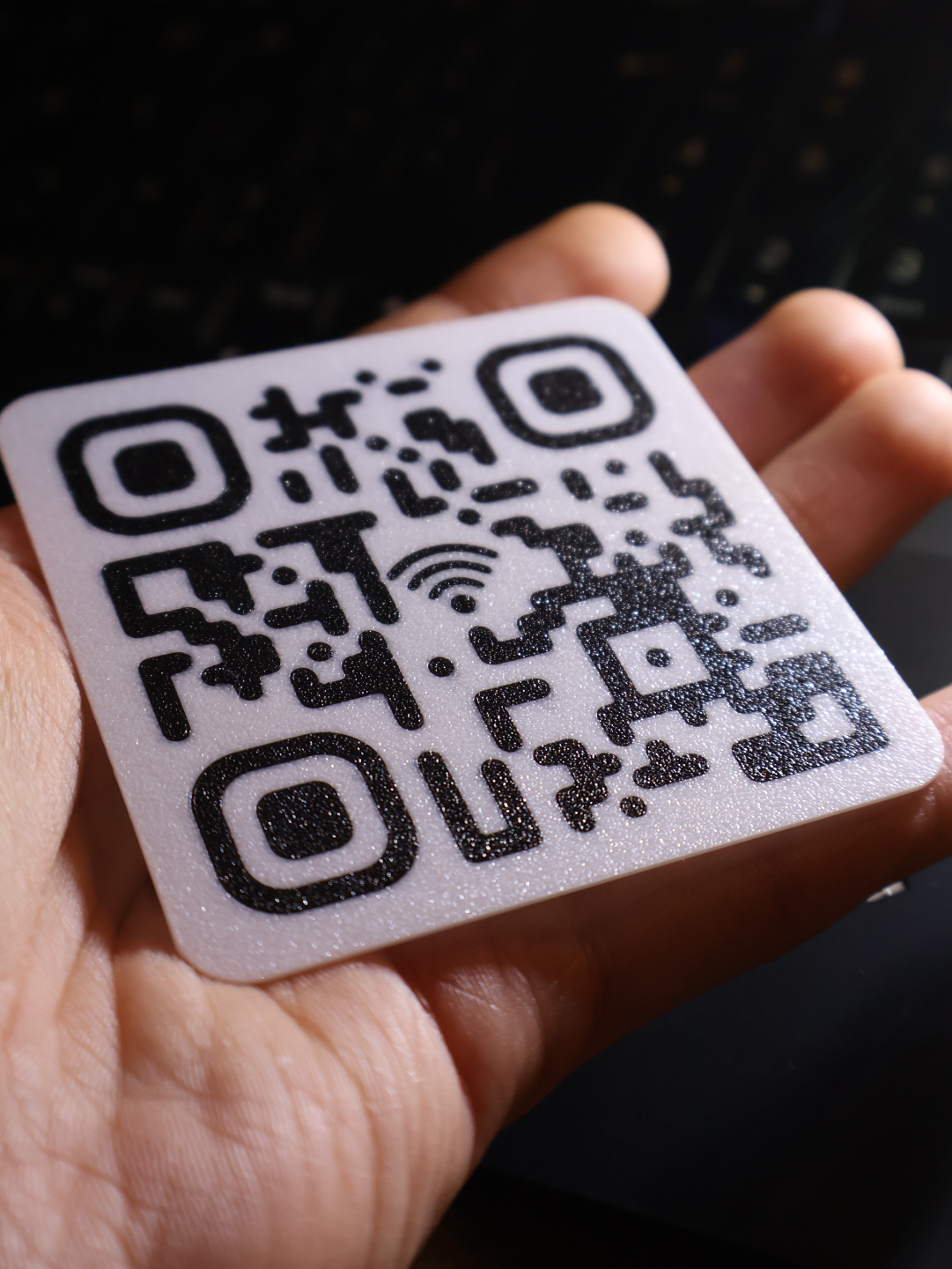 Not a wifi QR code Thin Never Gonna Give You Up