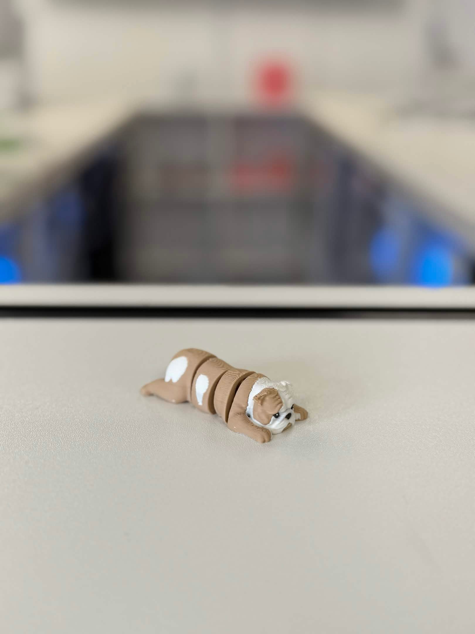 Bulldog Flexi Keychain (AMS)