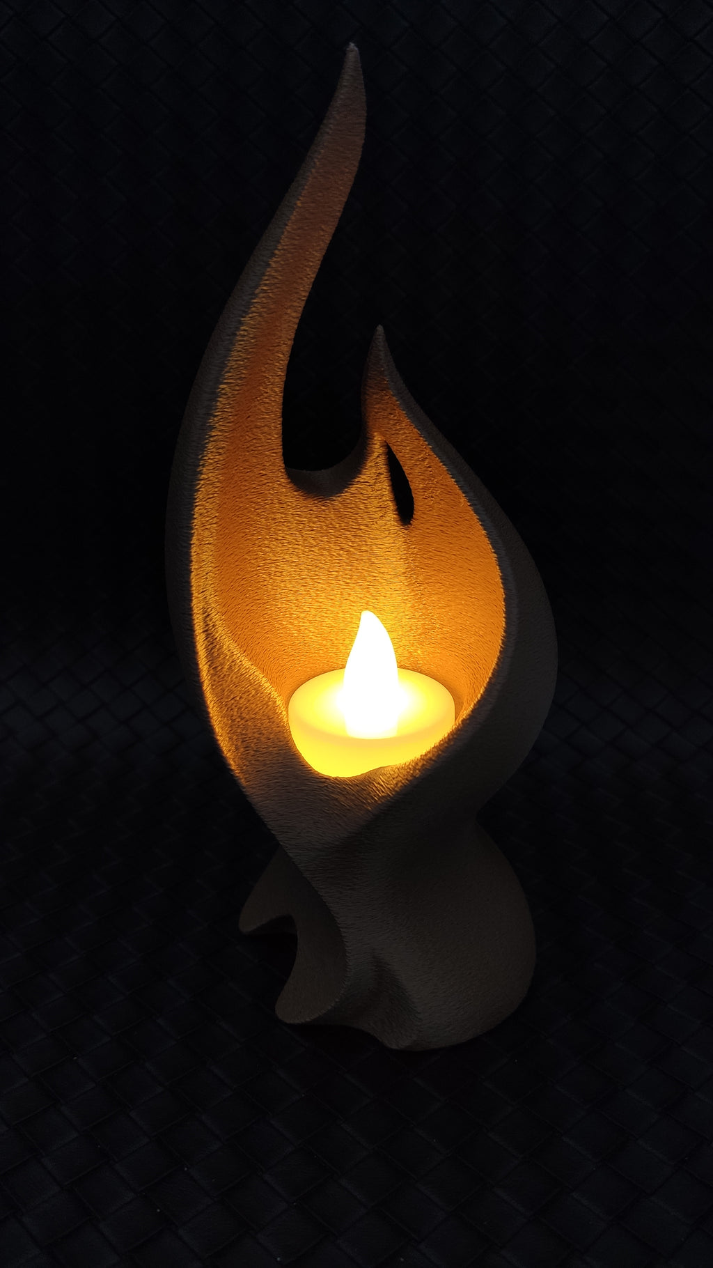 Decent Flame - LED tea light holder - no supports