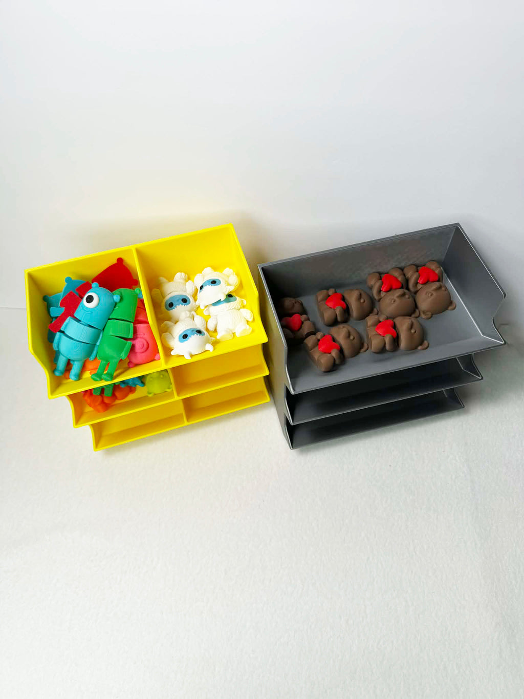 Open bin vertical display