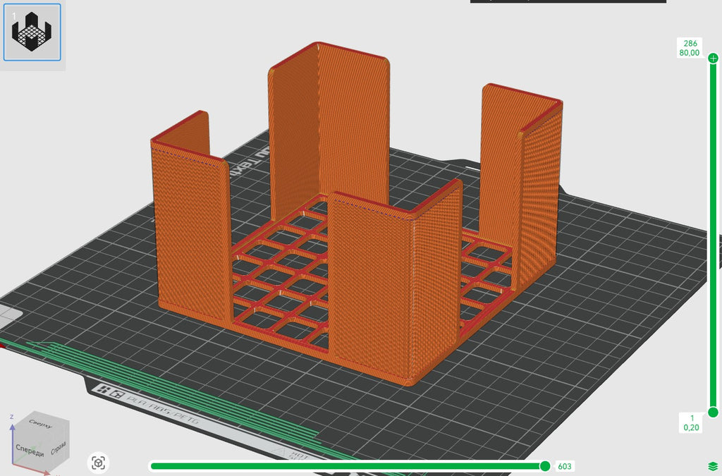Minimalist Fluted Napkin Holder - No Supports