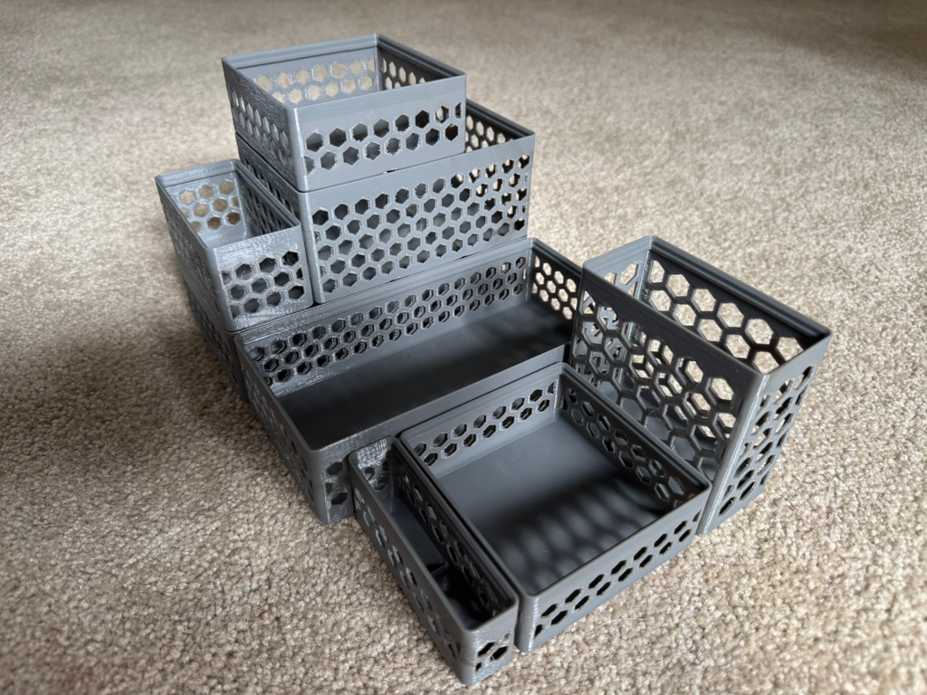 Gridfinity Hex Bins all sizes
