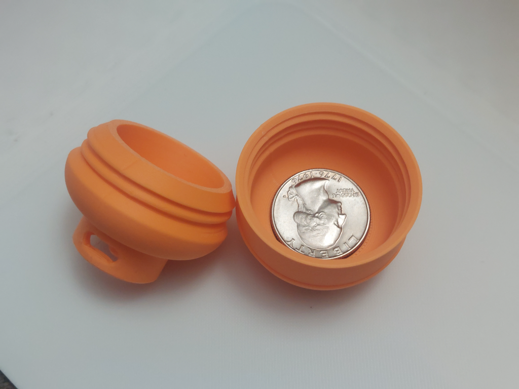Gas Cylinder Stash Keychain
