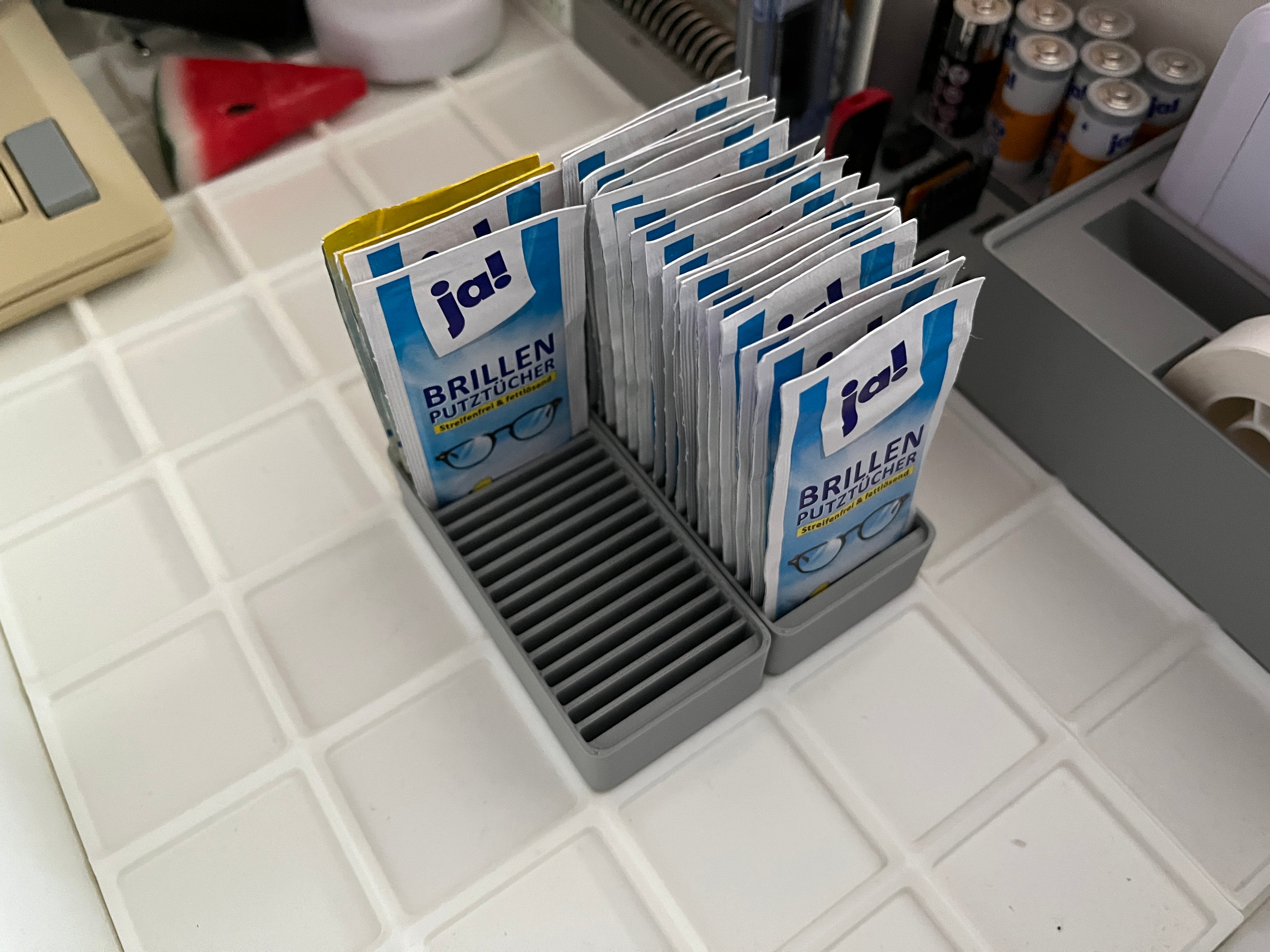 Gridfinity Glasses Wipe - Lens Wipe Holder