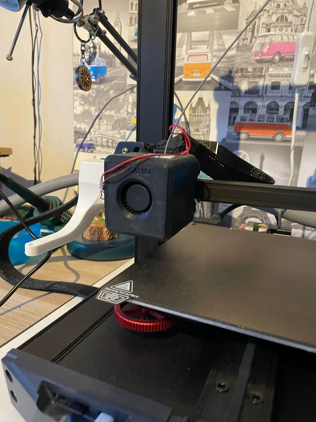 ender 3 s1 fan duct with coupling mechanism