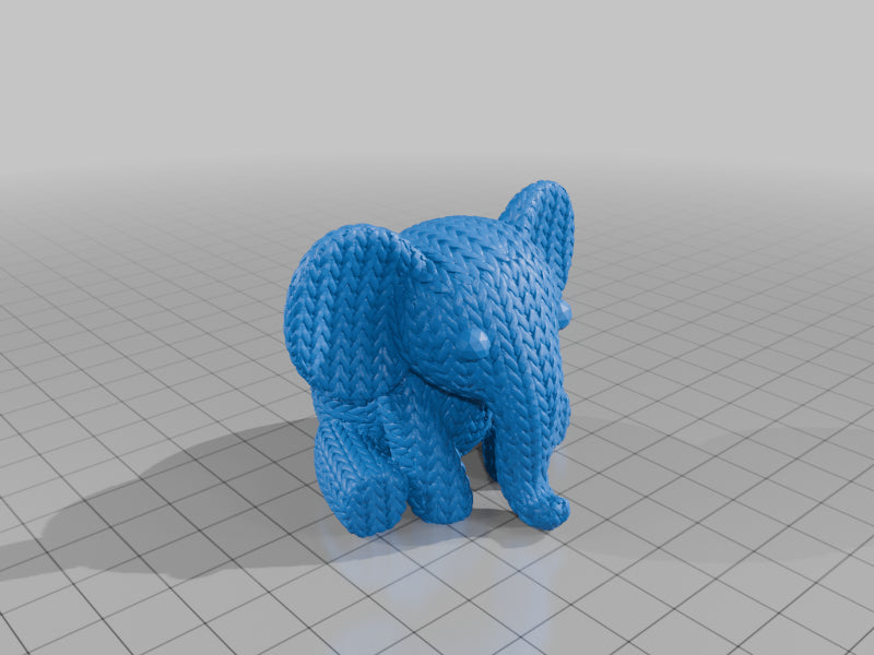 Cute knitted Elephant