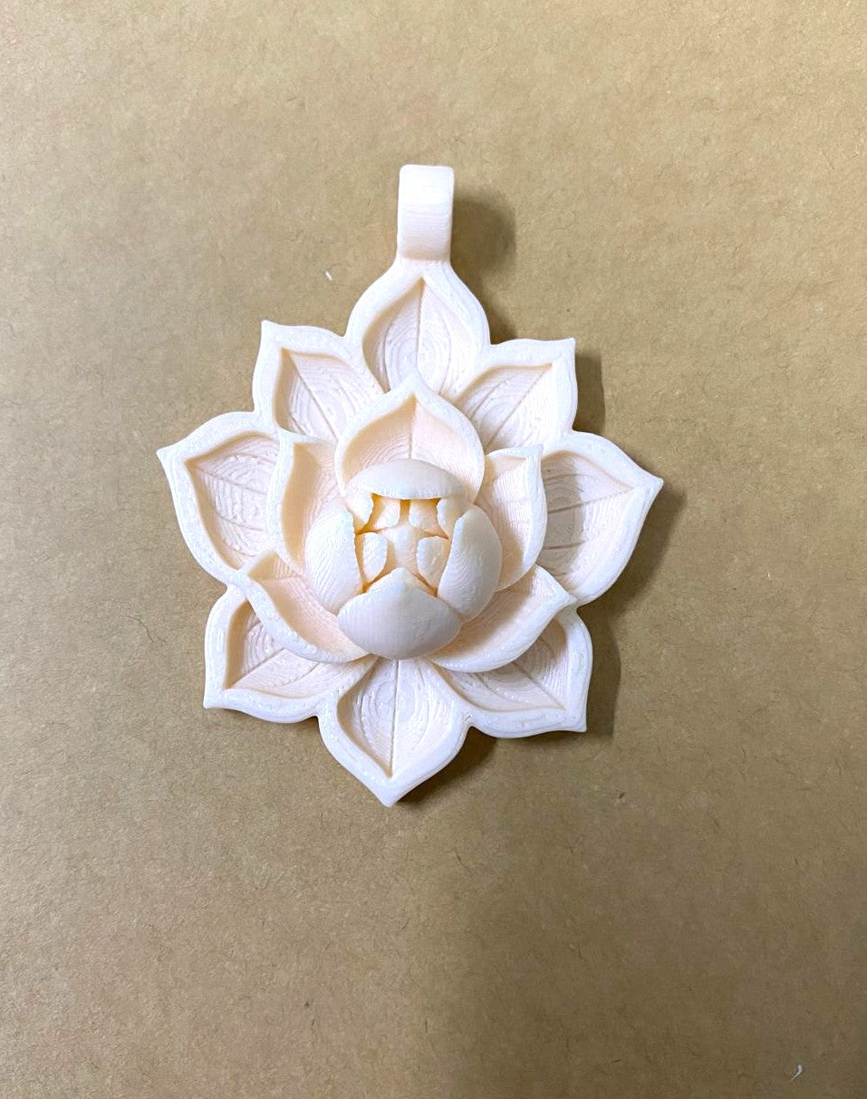 Lotus flower pendant