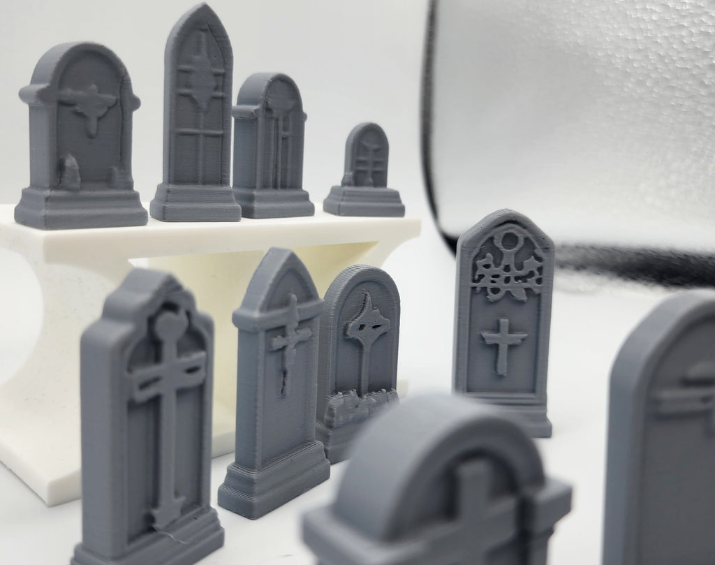 Miniature Tombstone Set (10 Pieces)