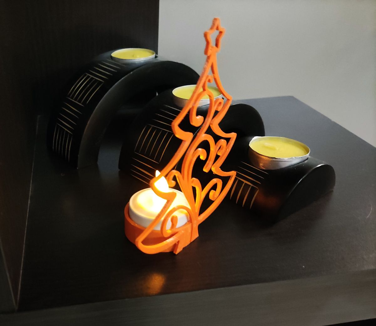 Decoro candela LED 2405