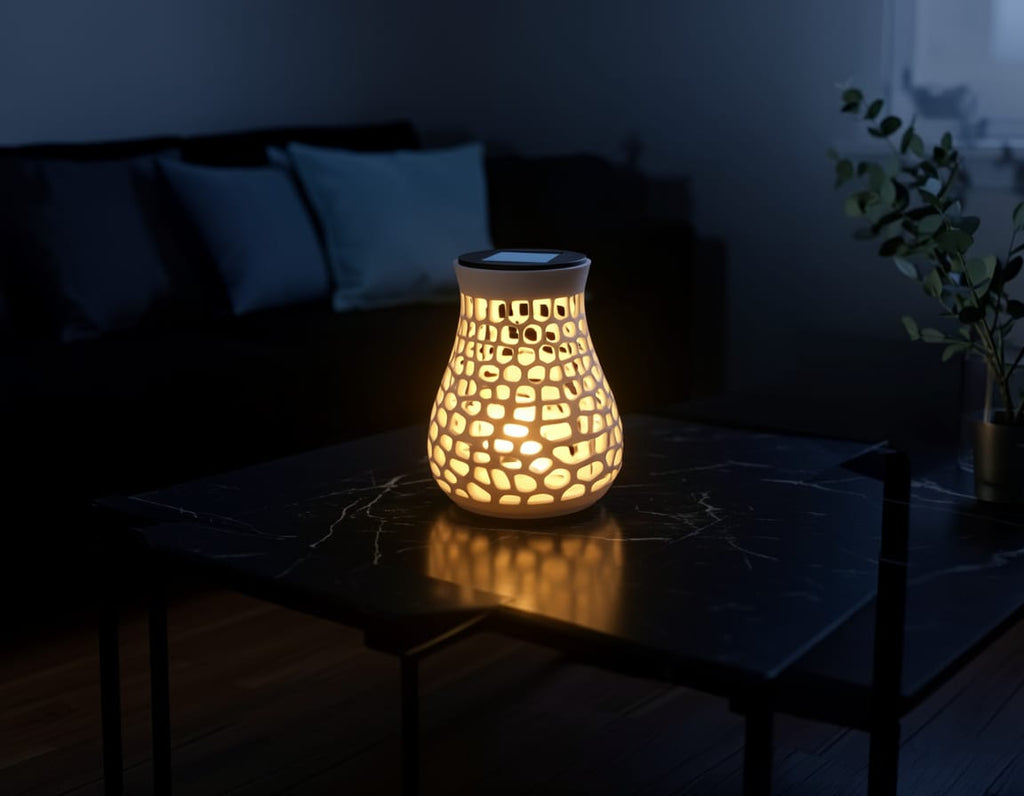 Solar Voronoi Glow Vessel