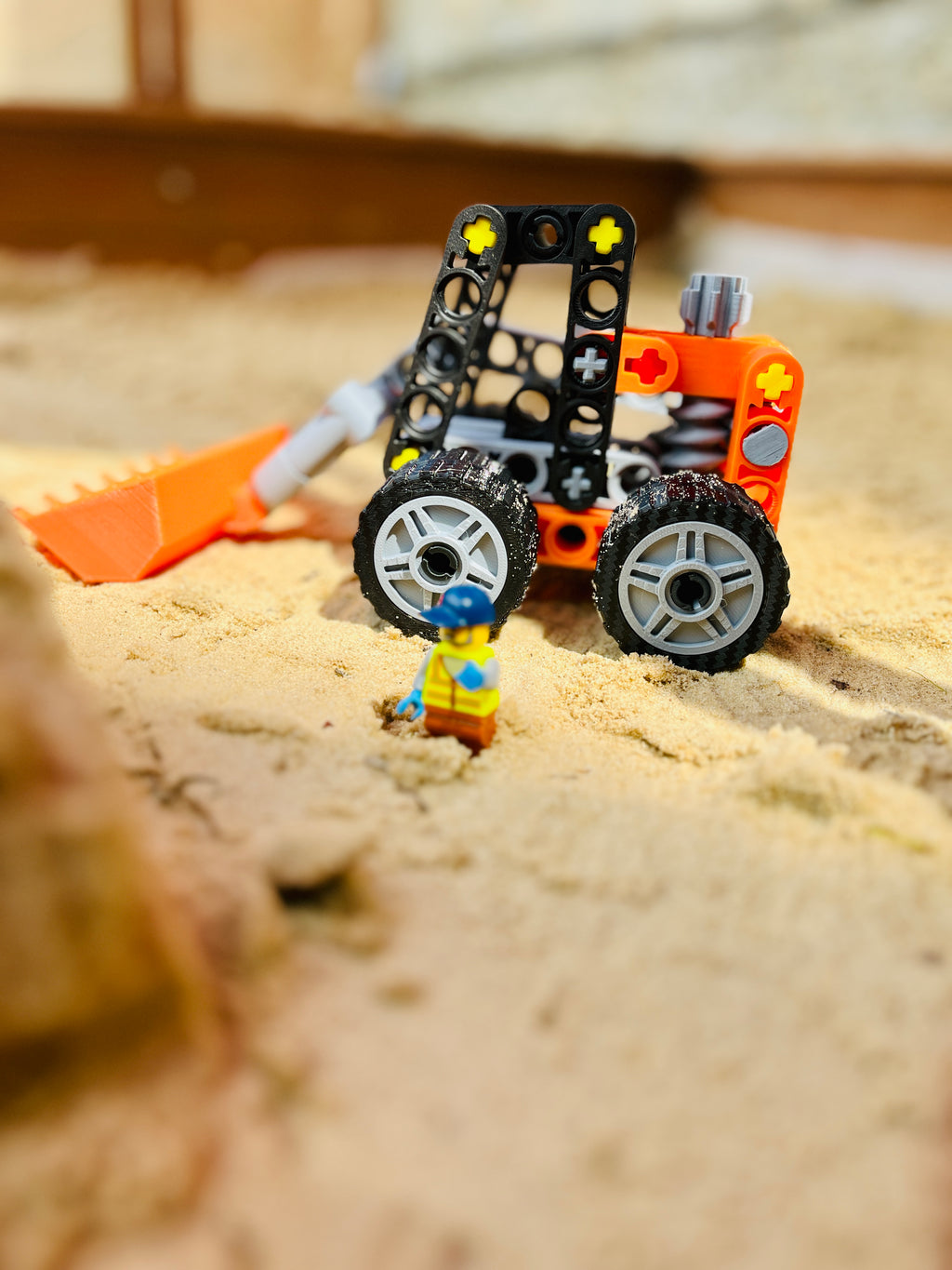 Large 2x Scale Brick Skid-Steer Loader