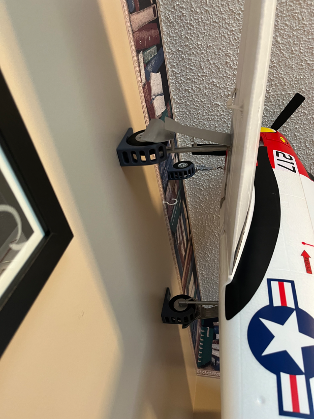 E-flite T-28 Trojan 1.2m wall mount brackets