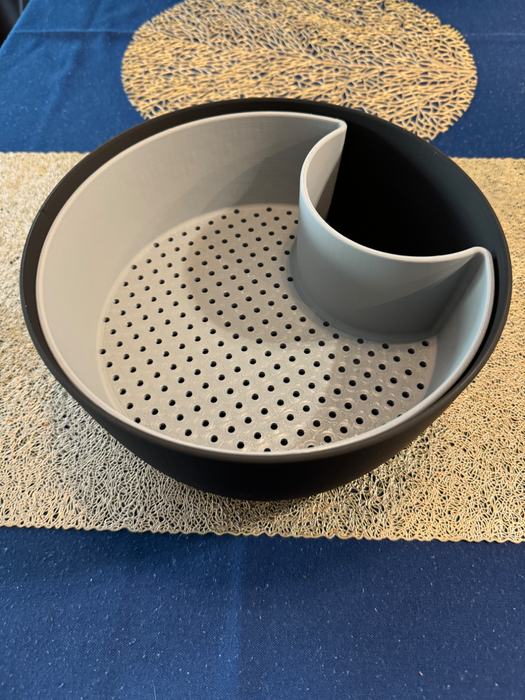 Pistachio/Peanut bowl with holes