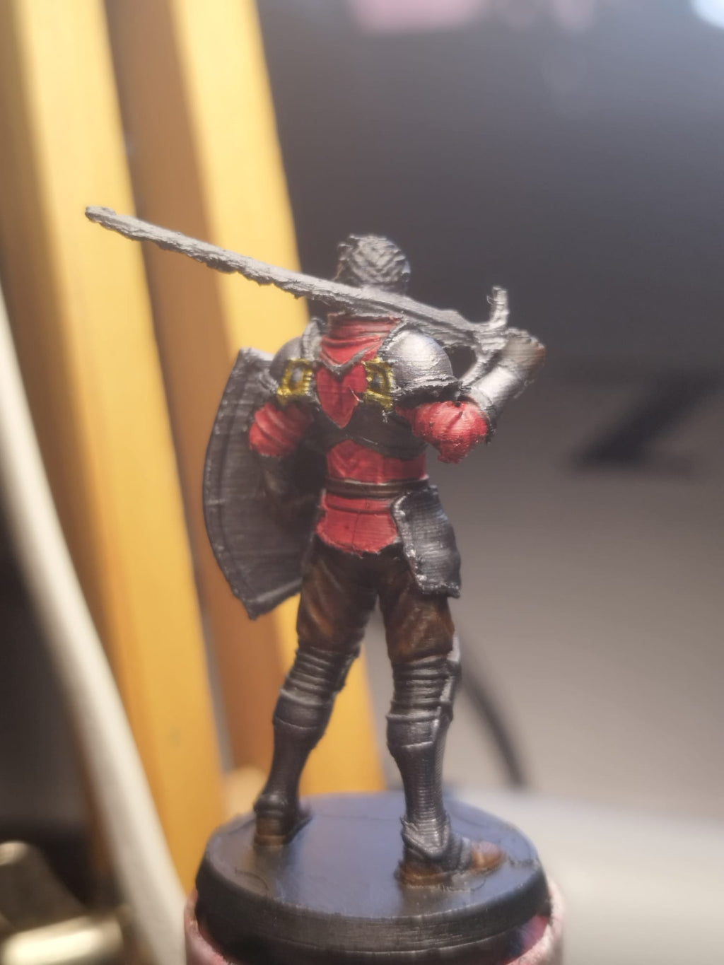 DnD Human Male Fighter Miniature 32mm Phoenix