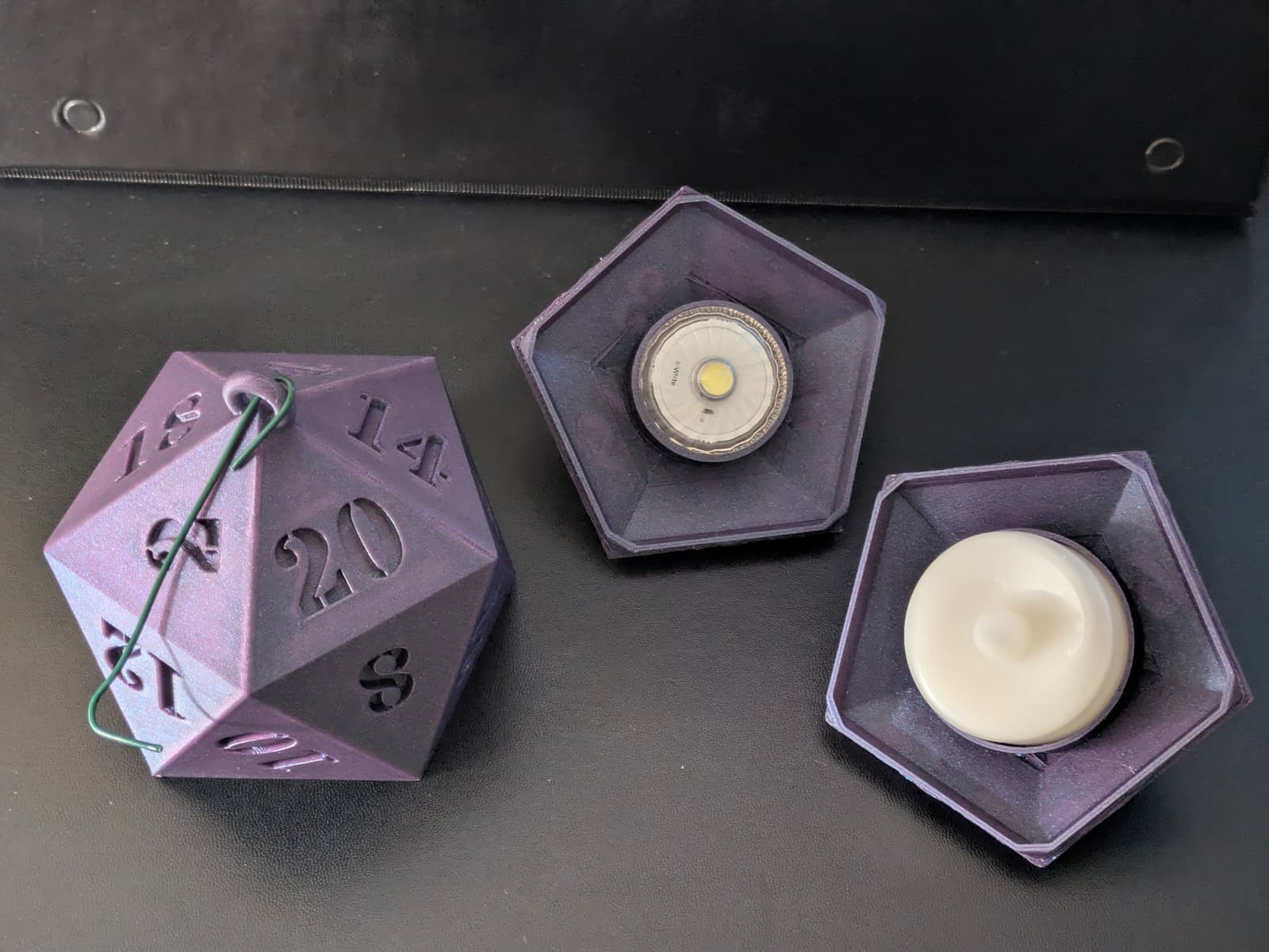 D20 LED Tealight Ornament