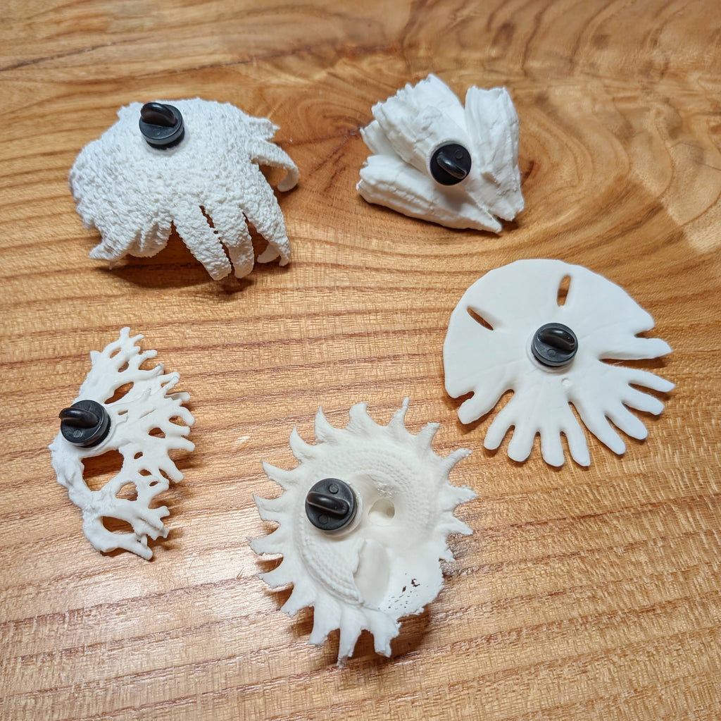 Sea creature pins