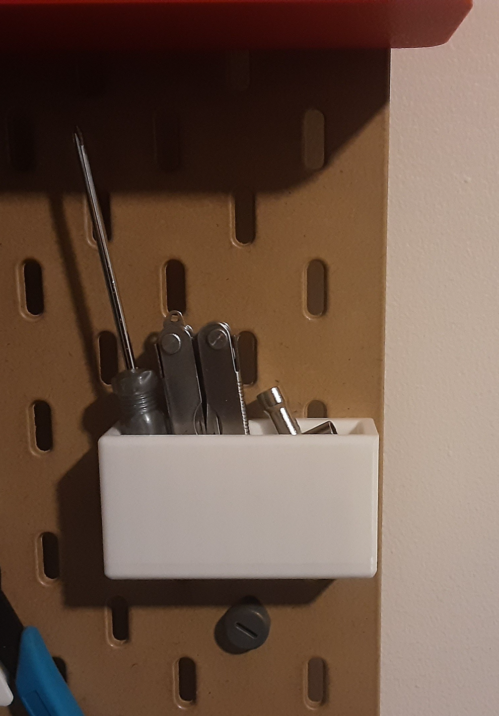 Ikea skadis tool holder